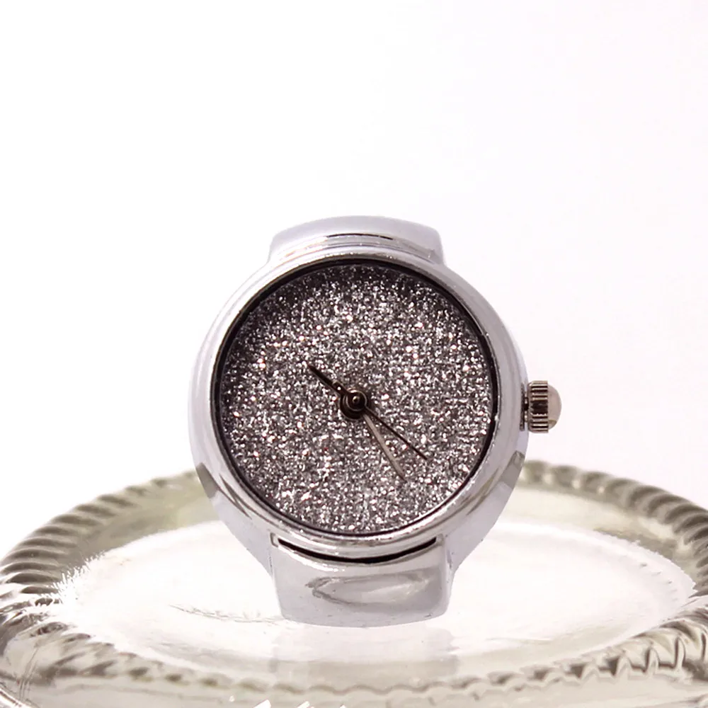 

2019 Nwe Arrival Dial Quartz Analog Watch Creative Steel Cool Elastic Quartz Finger Ring Watch reloj mujer montre femme *L