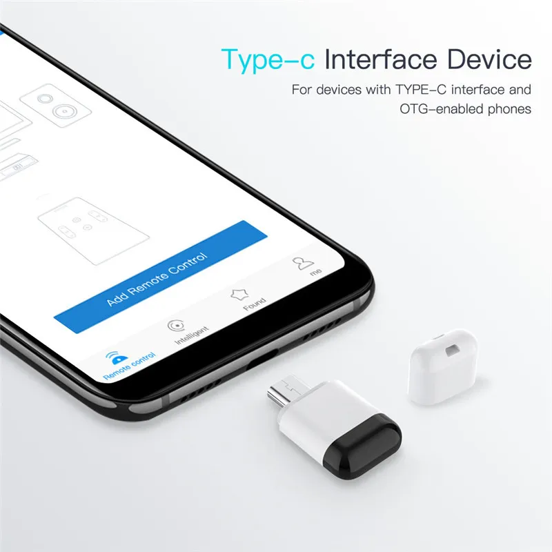 Micro USB type-C Интерфейс Smart App управление мобильный телефон дистанционное управление беспроводной Инфракрасные приборы адаптер для ТВ коробка