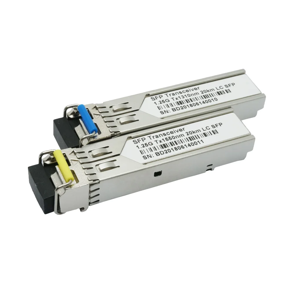100KM 1.25G WDM SFP Fiber Module 1490nm/1550nm SC/LC Compatible Optic Transceiver | Мобильные телефоны и аксессуары