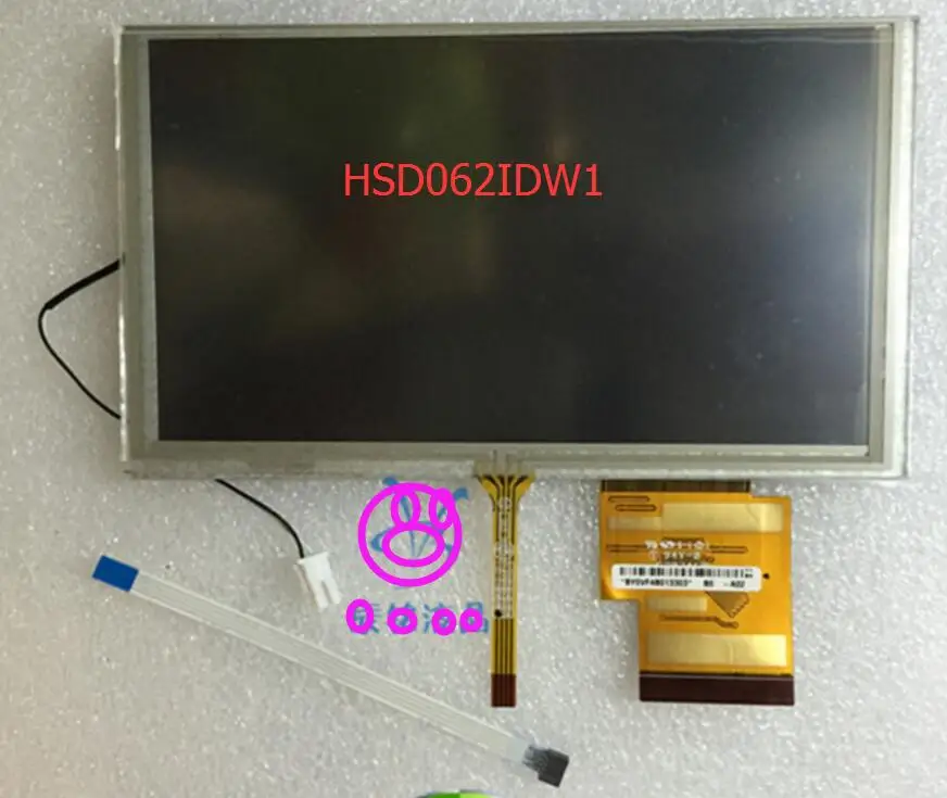 Original 6 2 inch LCD screen HSD062IDW1 A00 A01 A02 touch screen DVD GPS navigation