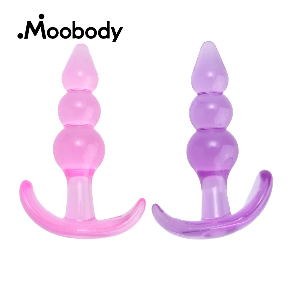 Anal Plug Triple-bead Butt Silicone Anus Clitoris / Prostate Massager for Men &amp Women Adult Sex Product Toys 2018 | Красота и
