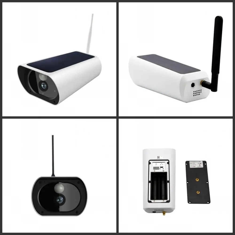Y9 Wireless GSM 4G SIM Card Solar Powered Surveillance Camera for Outdoor Indoor Security Full HD 1080P Bullet IP Camera