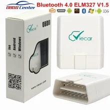 Viecar obd2 bluetooth 4.0 elm327 ios andorid pc elm 327 v1.5 pic18f25k80 obd ii leitor de código viecar 4 obd2 interface de diagnóstico