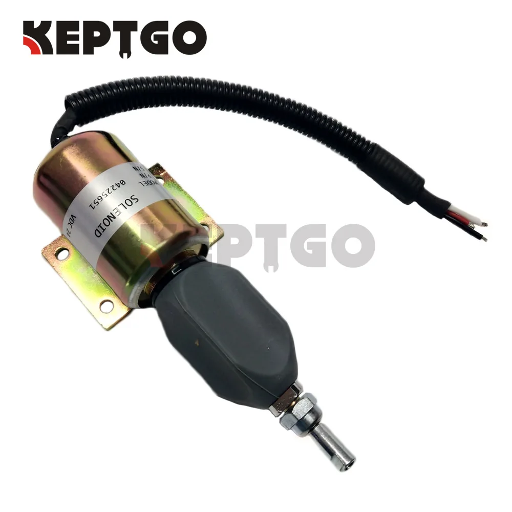 

New Stop Solenoid Valve 04262377 24V For Cummins Hitachi Deutz BF6M1015 BF8M1015 04225651
