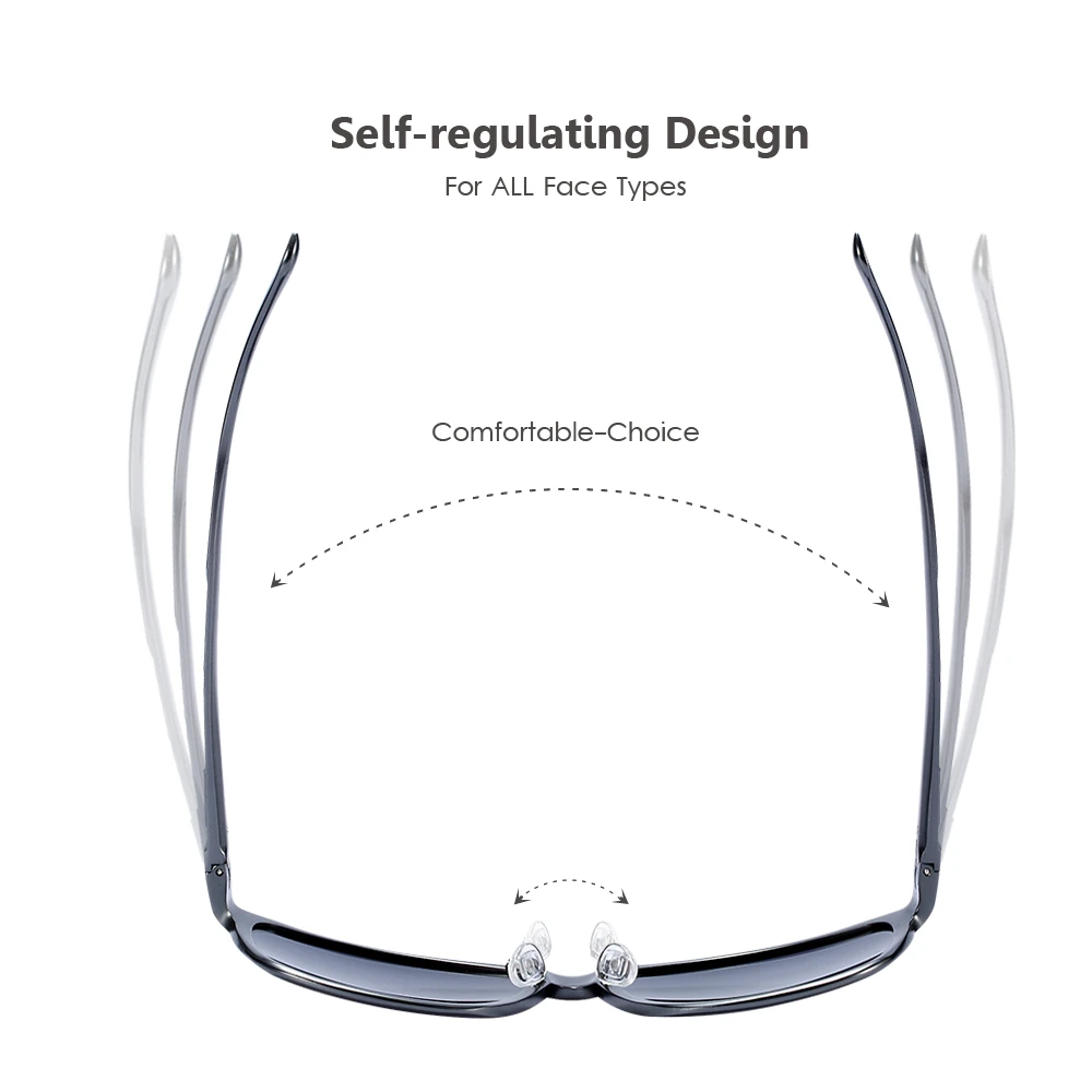 Comprar BARCUR tendencias estilos de aluminio y magnesio cuadrada de vidrio de los hombres gafas de sol polarizadas para hombres deporte gafas de sol