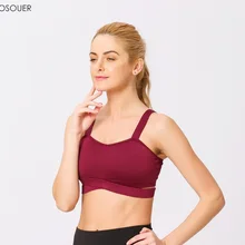 Для женщин спортивный бюстгальтер с подкладкой дышащий бюстгальтер без косточек Поддержка крест-накрест бюстгальтер для йоги и тренажерного зала спортивный пуш-ап бюстгальтер тренировки Фитнес укороченный топ