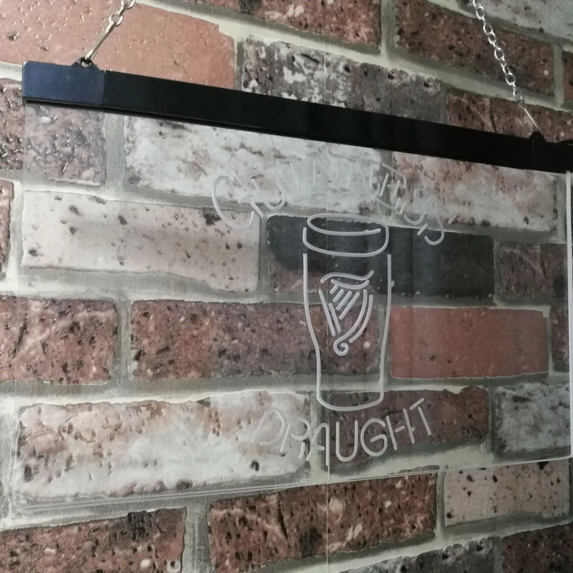Guinness Draught Ale пивной бар украшение подарок Двухцветная светодиодная неоновая
