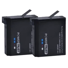 PowerTrust 2Pcs 1680mAh AHDBT 401 Go Pro AHDBT-401 AHDBT401 Li-ion Digital Camera Battery For GoPro 4 HD Hero 4 Hero4