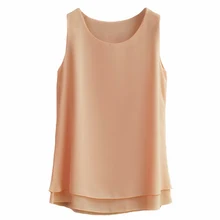 New 13 colors Womens Tops Fashion 2017 Women Summer Chiffon Blouse Plus Big Size S-6XL Sleeveless Candy colors Casual Shirt 