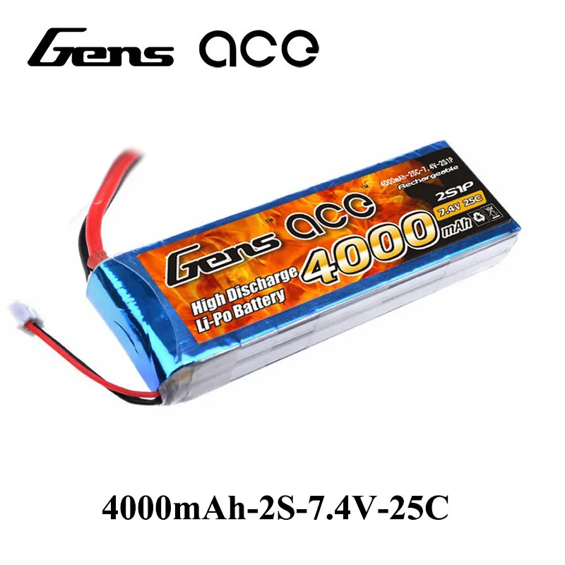 Plugue da Bateria para rc Gens Lipo Bateria v 4000 Mah 25c-50c 2 s t Helicóptero Avião Quadcopter rc Barco Ace 7.4 5 lipo battery 7.4v