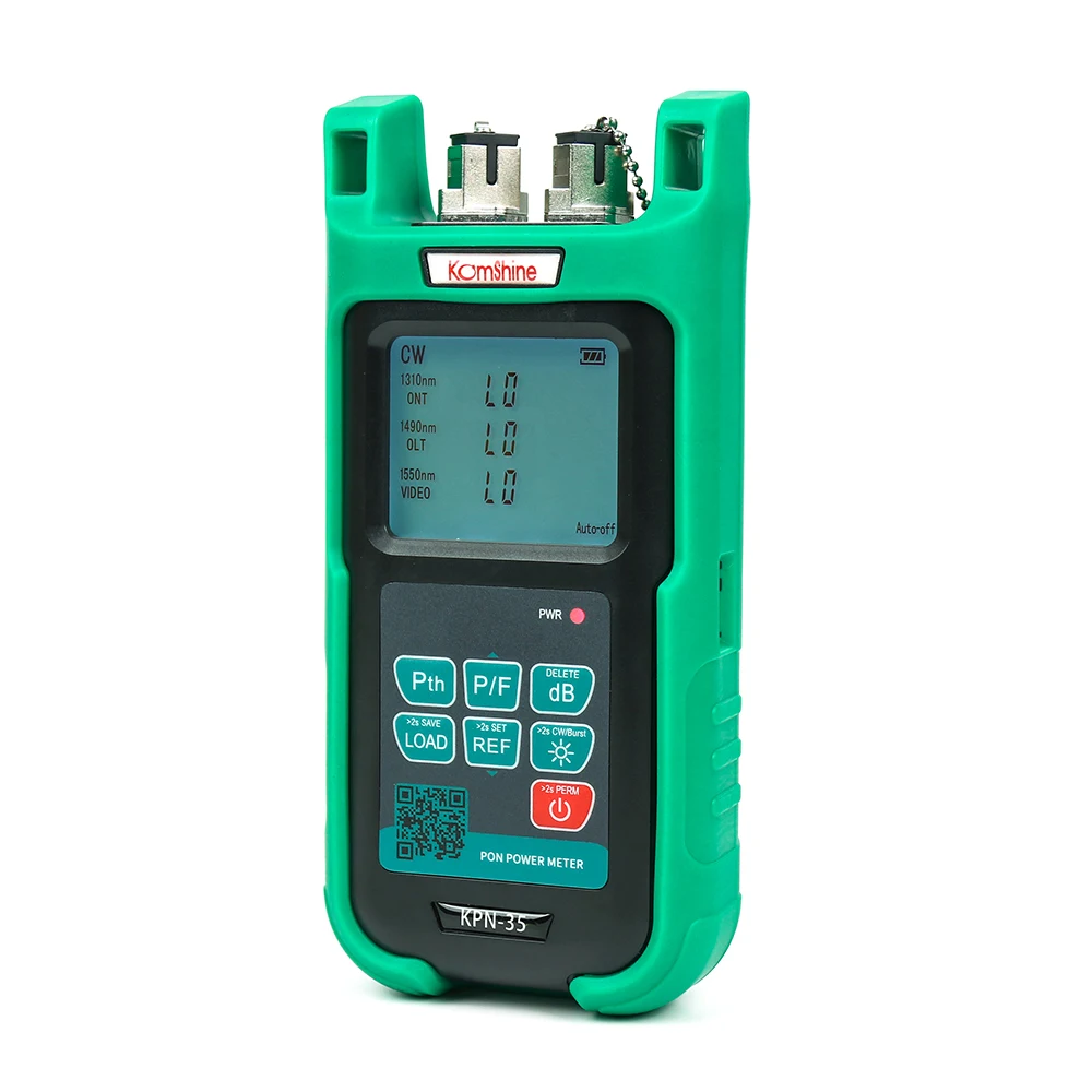

KOMSHINEPON optical power meter KPN-35N handheld optical power meter fiber tester online test with protective cover