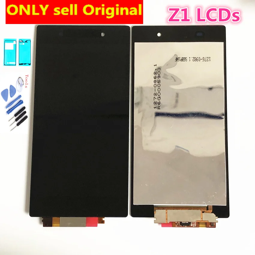 

5.0'' Original LCD For SONY Xperia Z1 Display Touch Screen Digitizer For SONY Xperia Z1 Display L39 L39H C6902 C6903 Z1 LCD