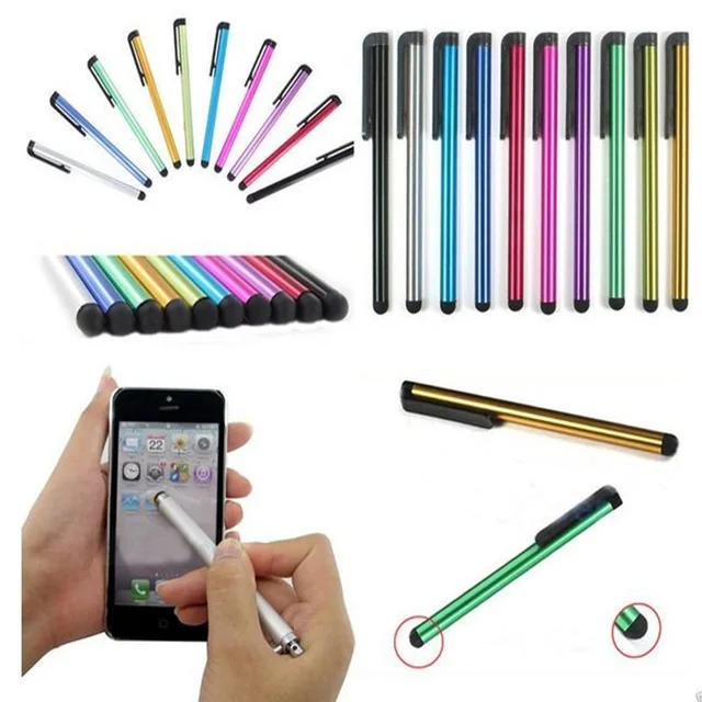 10pcs/lot Capacitive Touch Screen Stylus Pen For IPad Mini Air Pro 9.7 10.5 iPhone Apple Samsung Universal Tablet PC Smart Phone