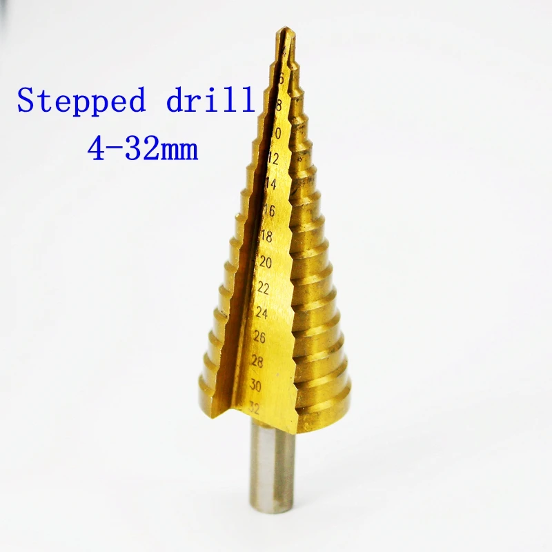 1 шт. Метрическая спиральная флейта Пагода форма отверстие резак 4-32 мм высокоскоростное стальное сверло указанная заточка конической поверхности HSS Ste