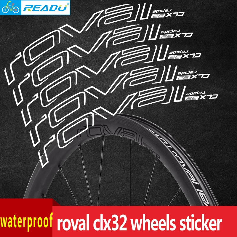 Buy roval clx32mm rim depth stickers road bike wheel