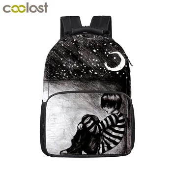

Sad Angel Backpack For Teenage Boys Girls Children School Bags Travel Shoulder Bags Men Women Laptop Backpack Kids Book Bag