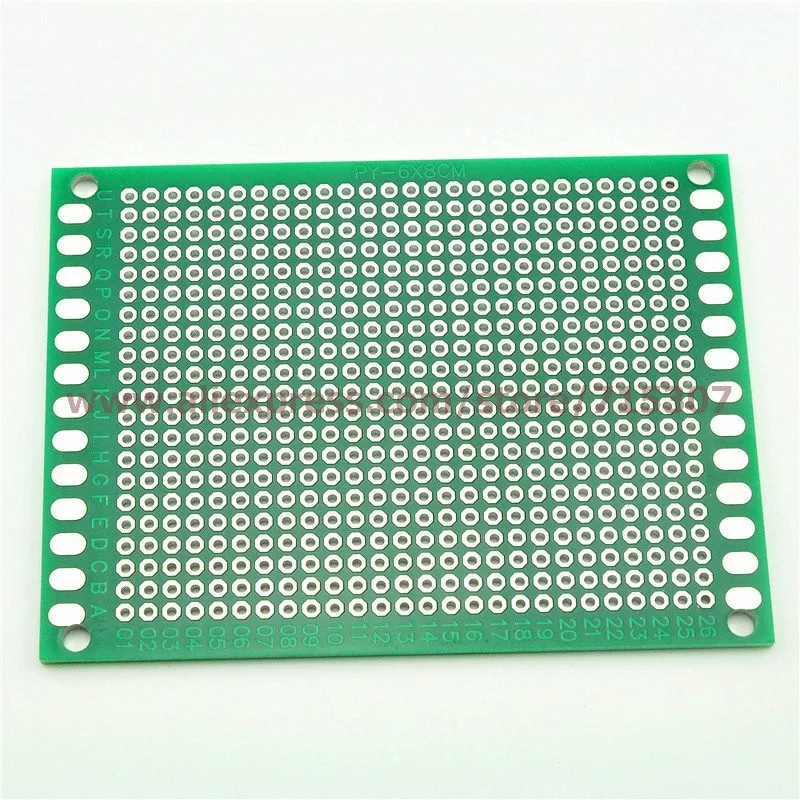 6x8CM double side universal board fiberglass(FR4) thickness 1.6mm(2)
