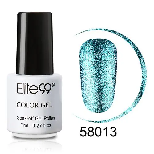 Elite99 7 мл Платиновые блестки гель для ногтей полированный отмачиваемый гель для ногтей DIY гель лак для ногтей Полупостоянный Алмазный УФ гель для ногтей лак для краски es - Цвет: BJJ58013