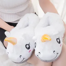 Warm Winter Indoor Women Slippers Plush Home Children Unicorn Slippers Unisex Totoro Home Slippers Shoes Mens Slippers Pikachu