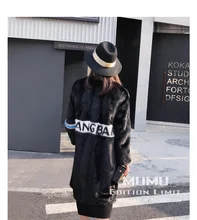 *European star special Noble New Natural Full Pelt Mink Fur Winter Coat Women’s Sleeveless Fashion All-match Knitted Mink Coat!