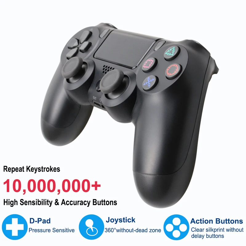 Беспроводной игровой контроллер Bluetooth для PS4 контроллер для sony Playstation 4 для DualShock Вибрационный джойстик геймпады для PS3