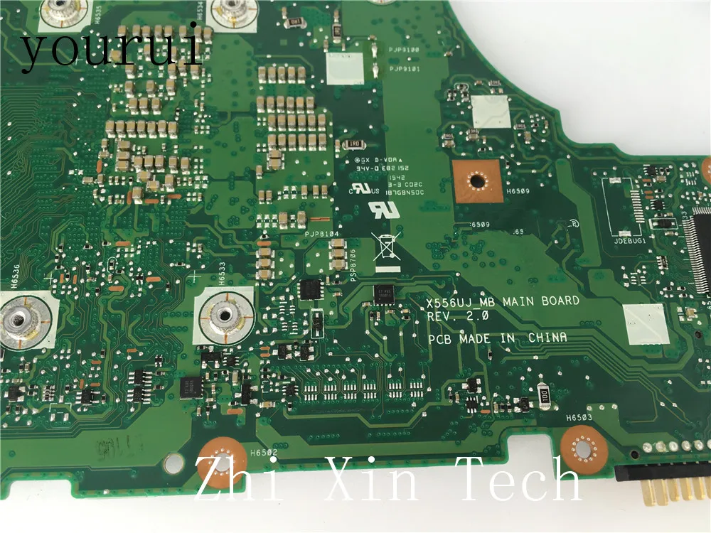  yourui X556UJ REV2.0 i5-6200u 4GB RAM DDR3 For ASUS X556UF X556UJ Motherboard laptop Mainboard Test