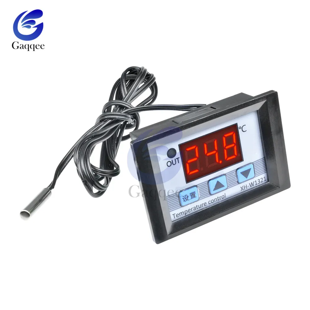 XH W1321 DC 12V 10A LED цифровой реле управления термометром с водонепроницаемым датчиком