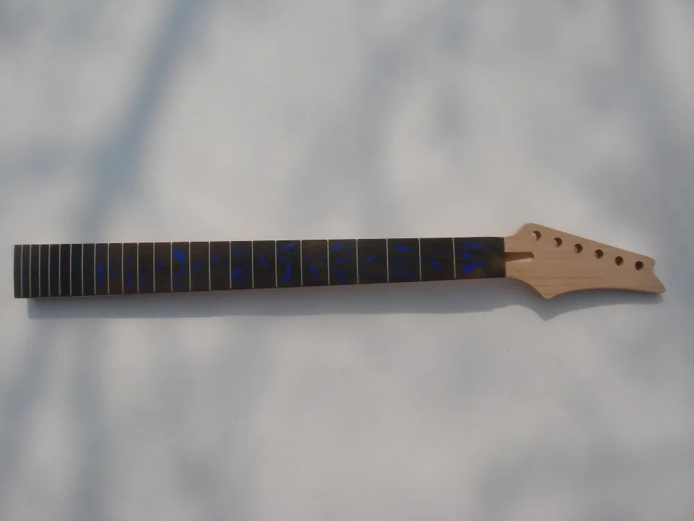 BLUE COLOR INLAY NEW FINISHED ELECTRIC GUITAR BUILDER NECK | Спорт и развлечения