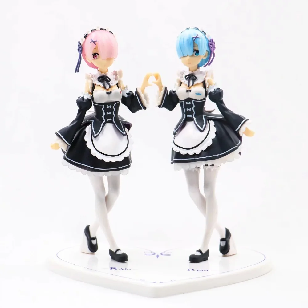 Anime Action Figures Rem Ram Zero Rem И Рам Фигурки Collectible
