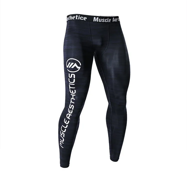Для мужчин бег плотно леггинсы для женщин сжатия сухой Прохладный Спортивные штаны Jogger Йога Спортивные штаны