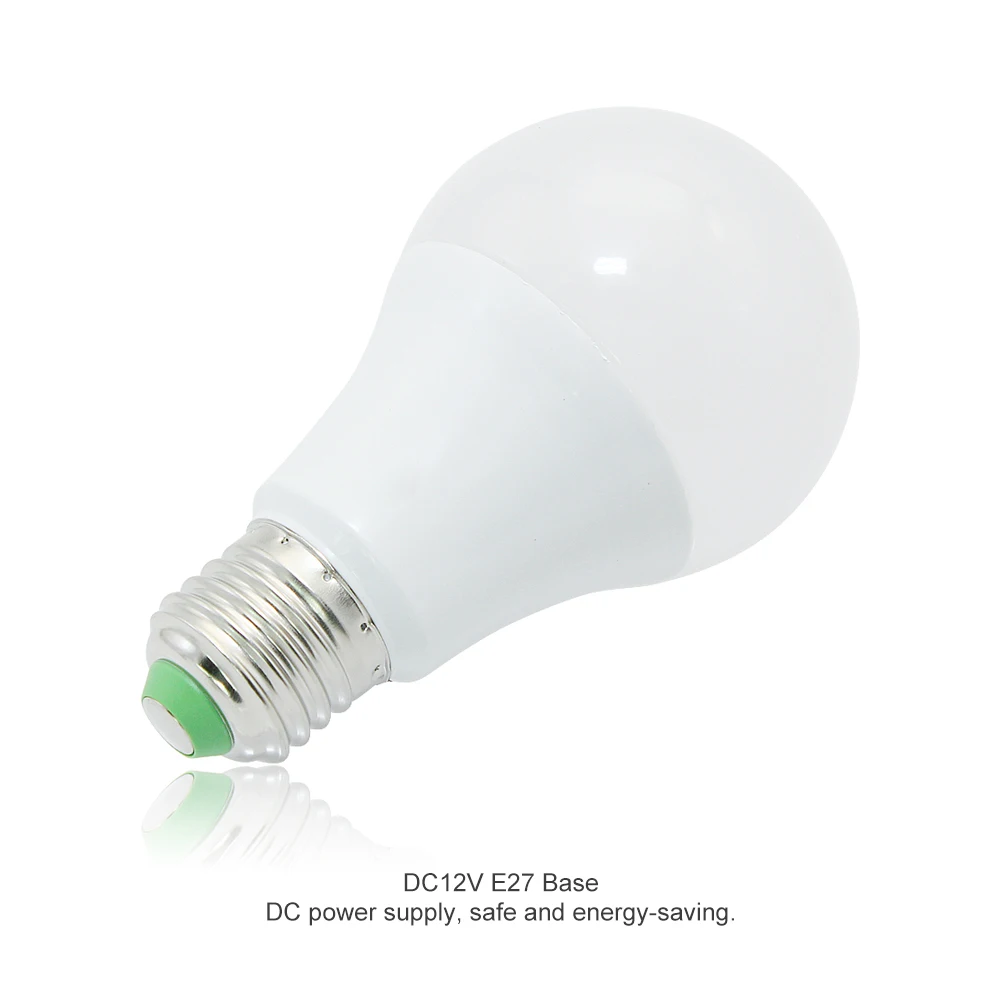 Новейшие светодиодные лампы DC 12V E27 3W 6W 9W 12W 15 W энергосберегающие SMD 2835 Алюминиевые
