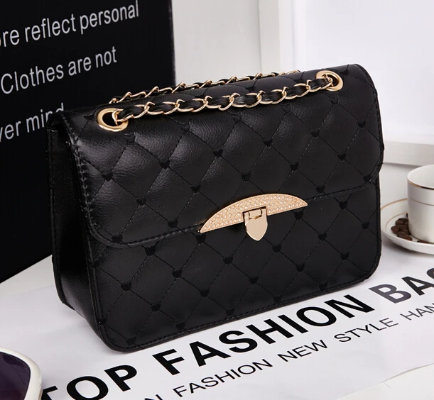 

TOYL New women handbag quilted pattern shoulder bags women messenger bags leather handbags Women Crossbody Bags