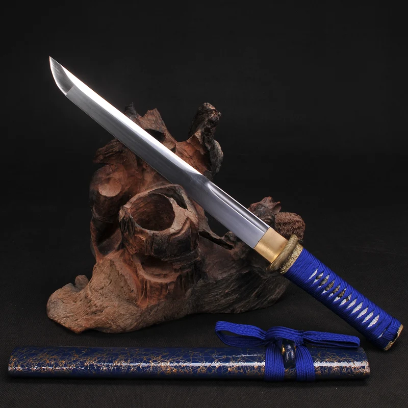 Tanto Мечи короткие японский меч самурая полностью ручной работы 9260 пружинной стали ПОЛНЫЙ ТАН BLADE функциональный Настоящее Катана