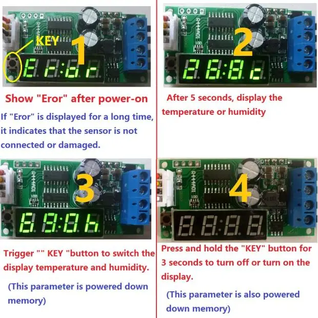

Digital Display RS485 Modbus RTU Temperature and Humidity Sensor Indoor and Outdoor Room Temperature and Humidity Monitoring.
