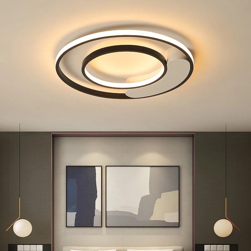 

Aluminum Wave Ceiling Lights Modern LED Lamp for Living room Bedroom luminaire plafonnier Bedroom Ceiling Lamp Lampara de techo