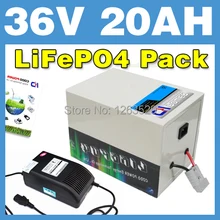 Е-байка 36В 20AH LiFePO4 Батарея задние стойки BOX литиевая батарея электрический скутер на батарейках пакет для е-байка