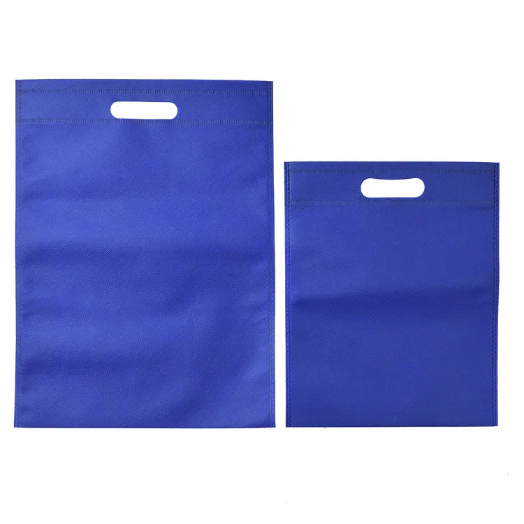 

Promotional Cheap Custom Logo Print Eco Friendly Die Cut Shopping Non-Woven Bags D Cut non woven bag
