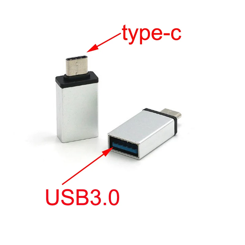 

2pcs Type C To USB 3.0 Adapter Type C Male To OTG USB3.0 Female Converter For Xiaomi for huawei