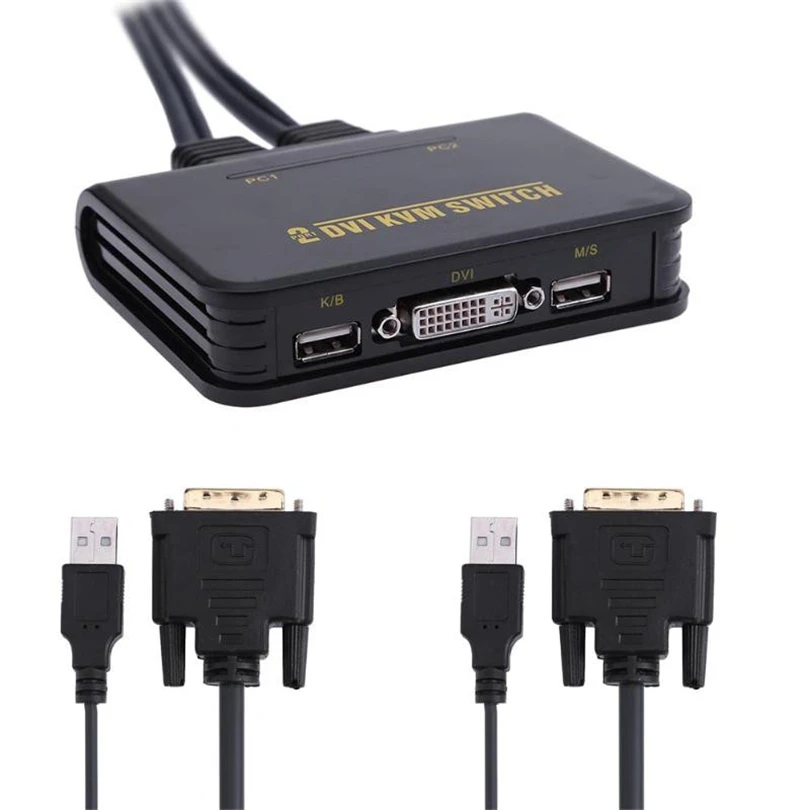 

High Quality 2-port USB HDMI Switch KVM For Dual Monitor Desktop Stand Switch Controller 4K X 2K30Hz resolution wholesales S30