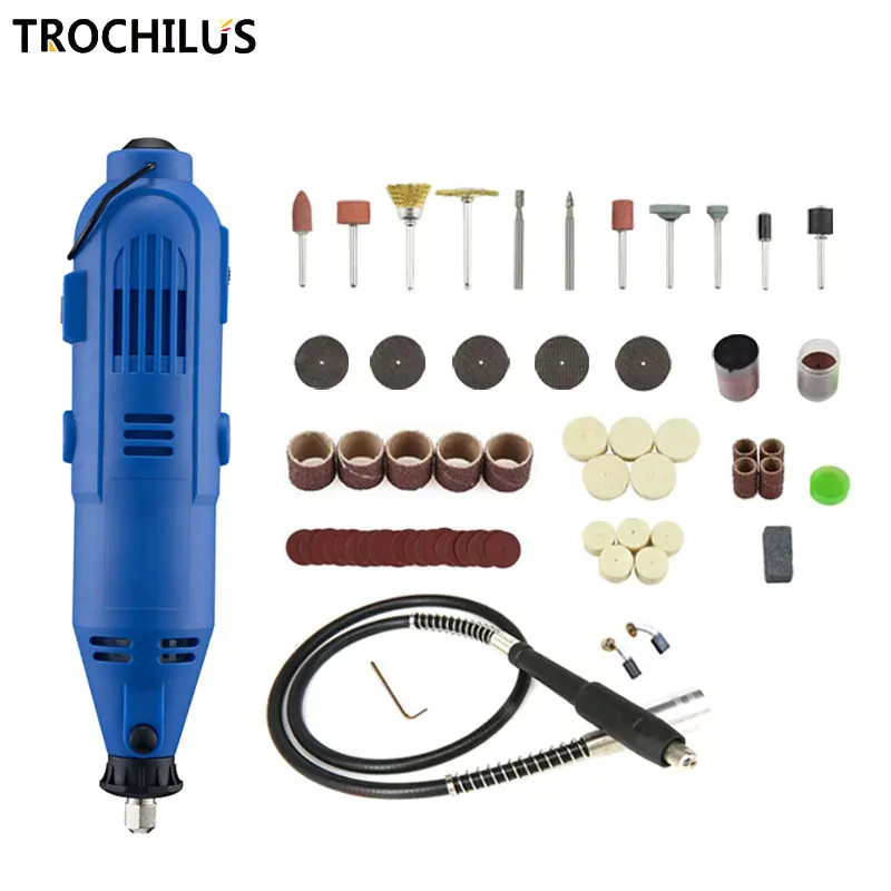 

Trochilus 180W dremel mini drill accessories engraver Variable Speed machine grinder electric polisher Power Tools 80425