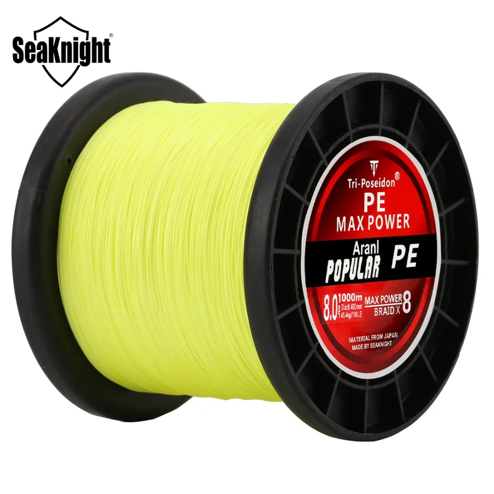 SALE SeaKnight Tri-Poseidon Fishing Line 1000M 8 Strands Braided