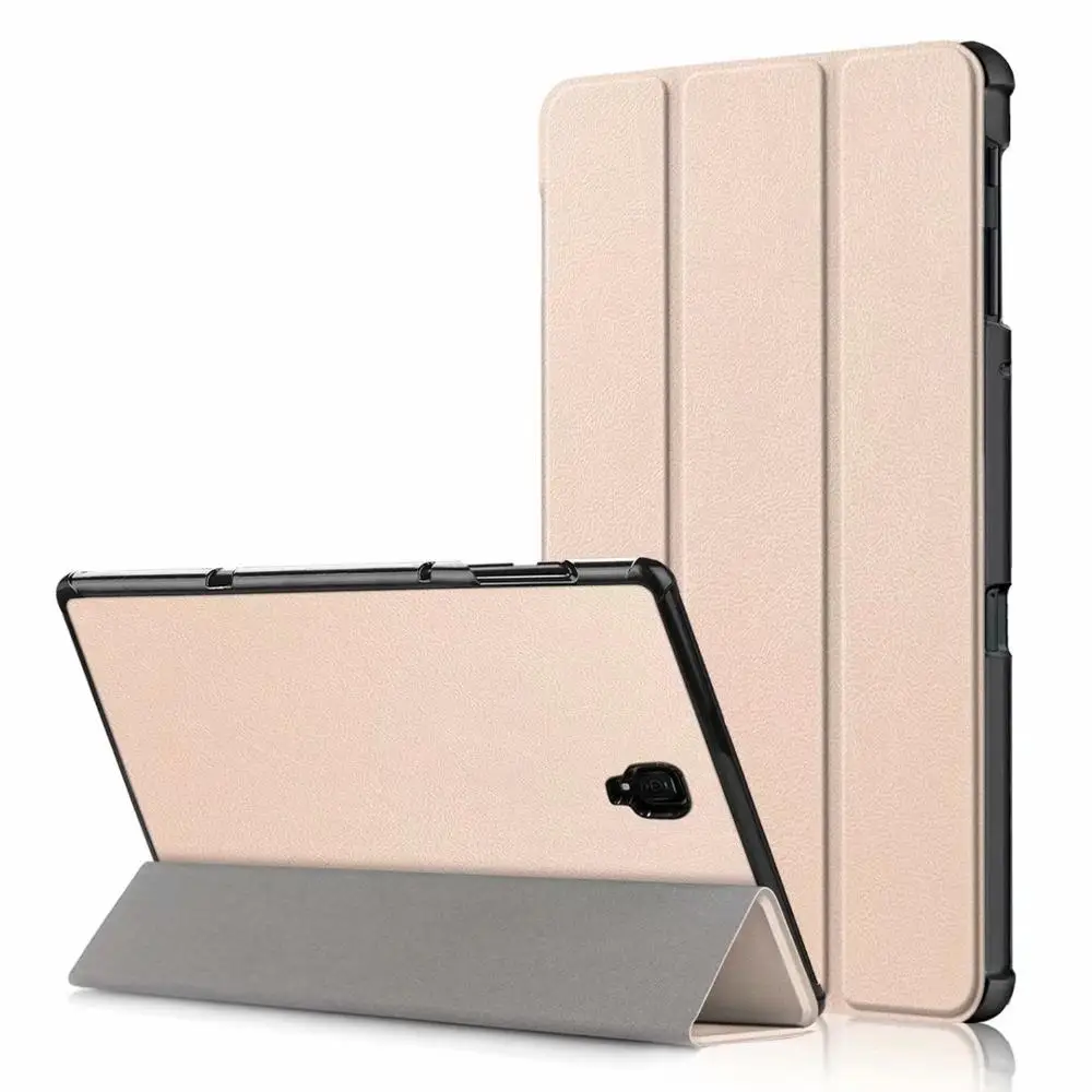 Магнитный чехол-книжка для samsung Galaxy Tab A 10,5 ''SM-T595 T590 T597 Tab A T595 10,5'' защитный чехол-книжка для планшета - Цвет: Gold