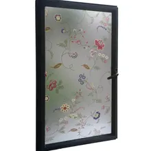 Матовый витражное окно пленка статические конфиденциальности Стекло стикеры самоклеящиеся Спальня дверь дома декоративная пленка 45/50/60/70/80*100 см