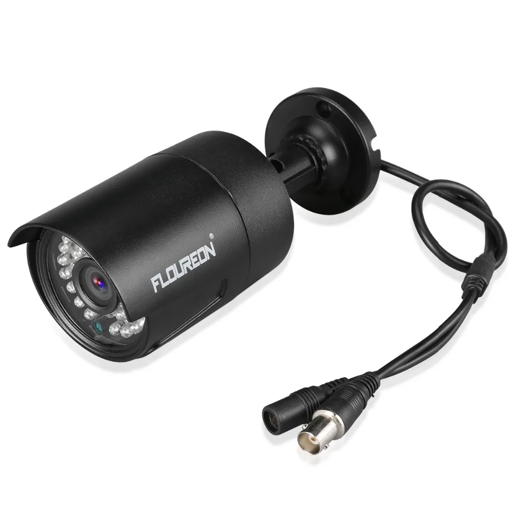 FLOUREON 10 шт. AHD 1080P 3000TVL PAL водонепроницаемый наружный CCTV DVR 2.0MP камера безопасности Система видеонаблюдения ночное видение