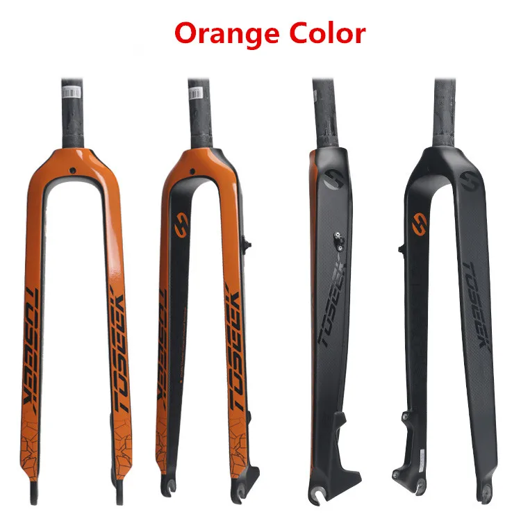 Toseek full carbon fiber MTB bike fork 26/27.5/29er hard mountain bike