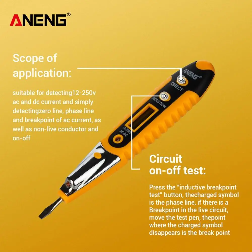 

ANENG VD700 Non-Contact Induction Test Pencil Electric Tester Pen Detectors