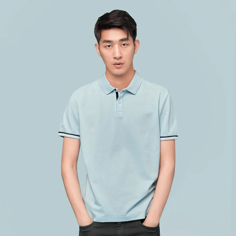 Xiaomi Cottonsmith модные повседневные футболки Одежда для поло Для мужчин высокое качество хлопок тонкий одежда Polo футболка с коротким рукавом