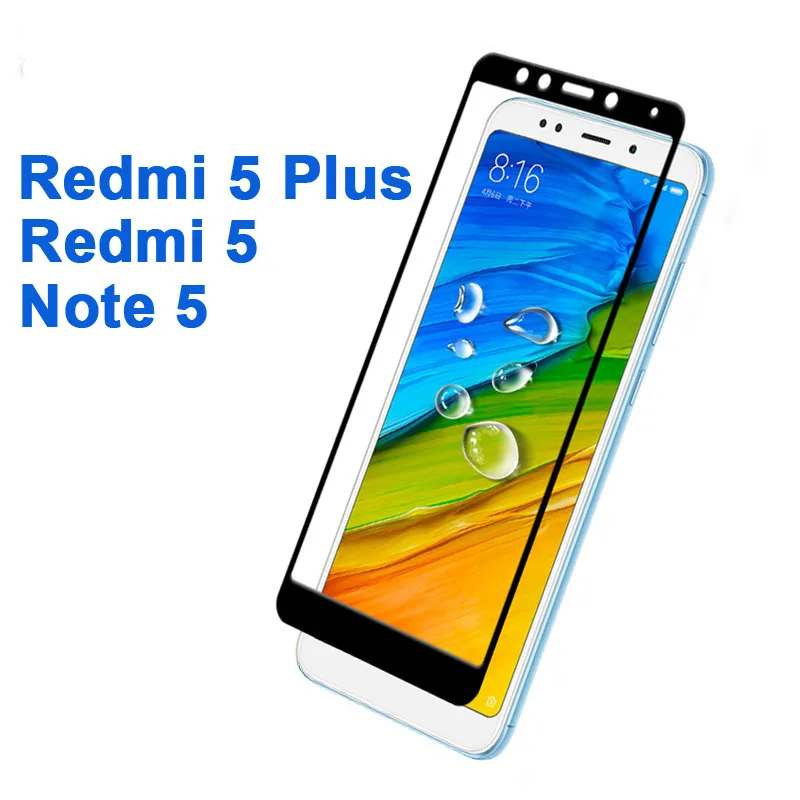 3D закаленное стекло для Xiaomi Redmi note 5 Global Redmi note5 Pro Полное покрытие 9 HD Защита экрана для Redmi 5 Plus Note 5 Pro