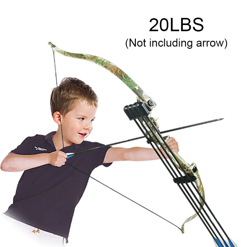 Original Recurve Bow for Children Young Long bow hunting and shooting