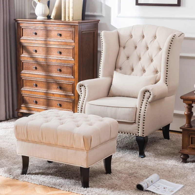 U-BEST новый классический Европейский Американский кожаный диван стул мебель/винтажная антикварная отделка гостиной